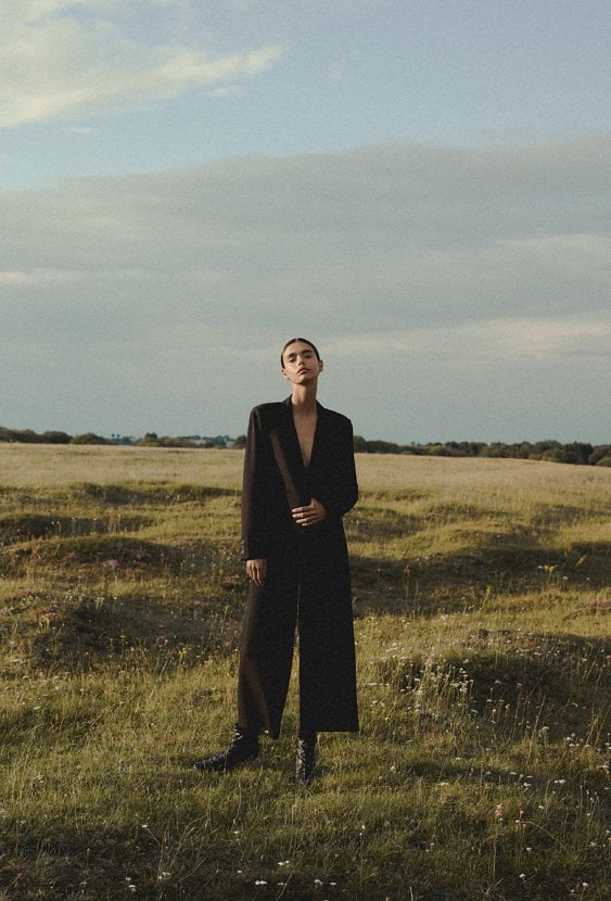 Spodnie o szerokim kroju