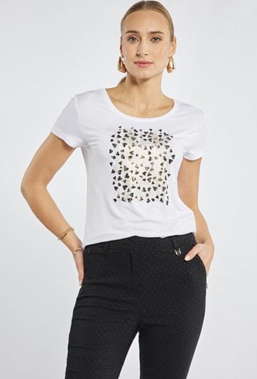 T-shirt z serduszkami