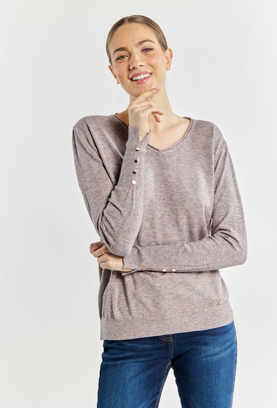 Casualowy sweter damski