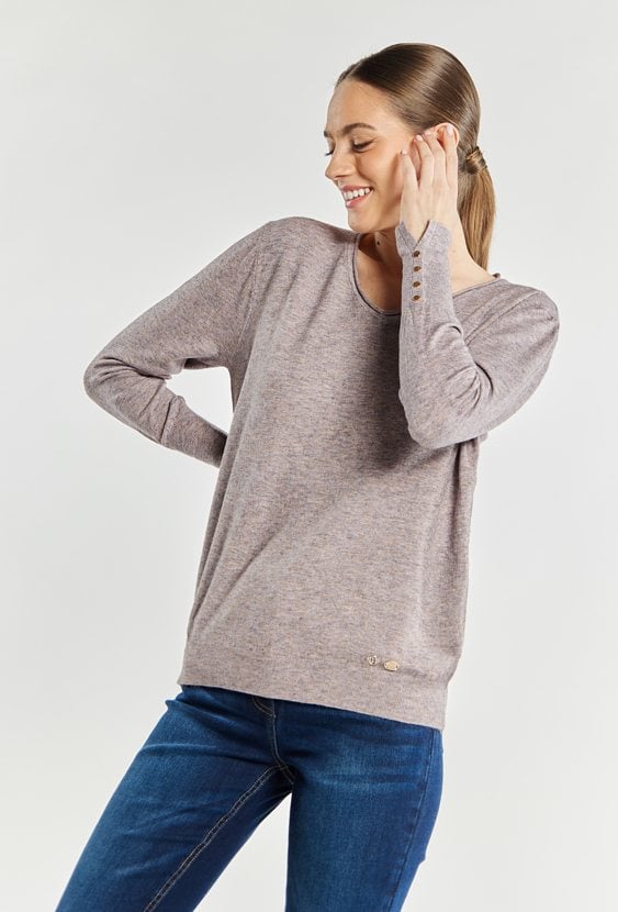 Casualowy sweter damski