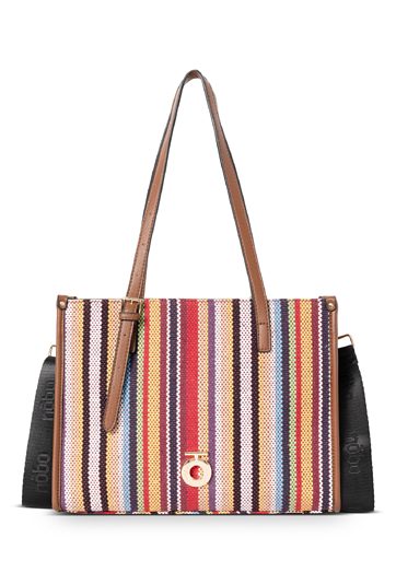 Letnia shopperka Nobo z plecionką