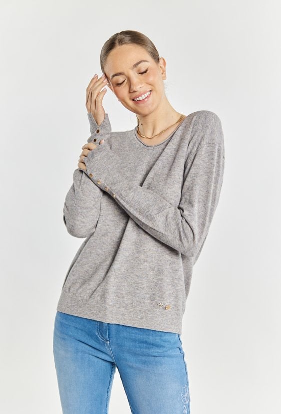 Casualowy sweter damski