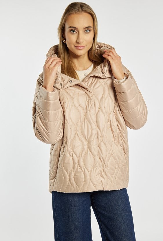 Lekka pikowana kurtka