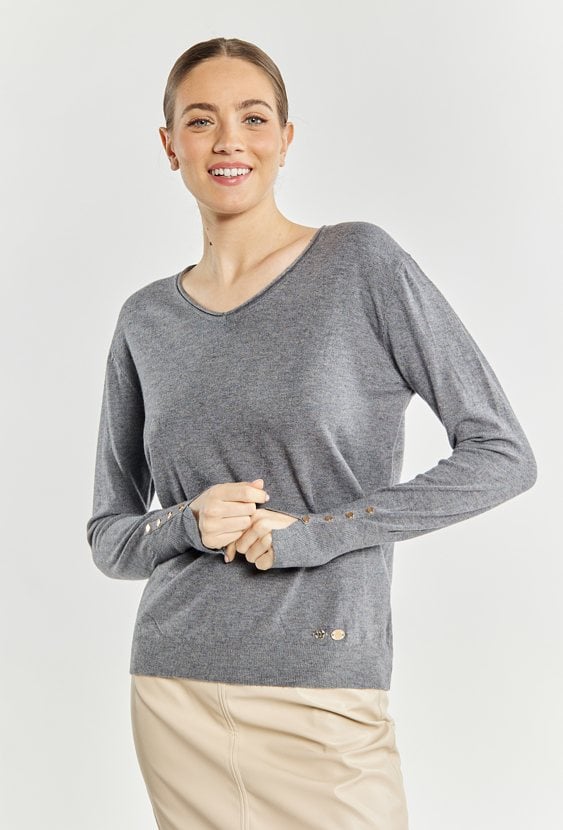 Casualowy sweter damski