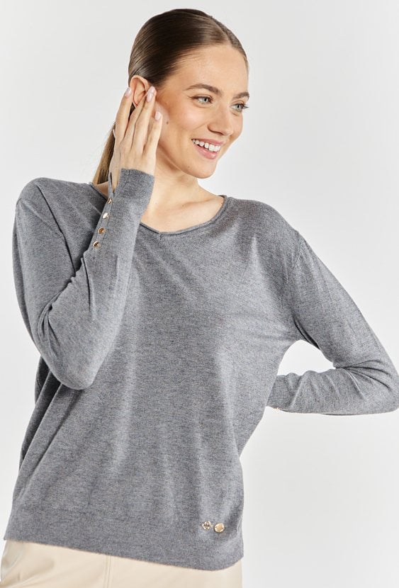 Casualowy sweter damski