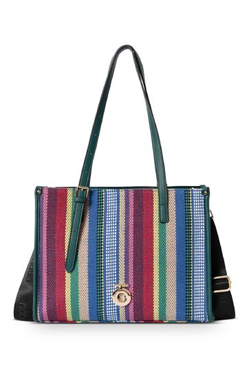 Letnia shopperka Nobo z plecionką