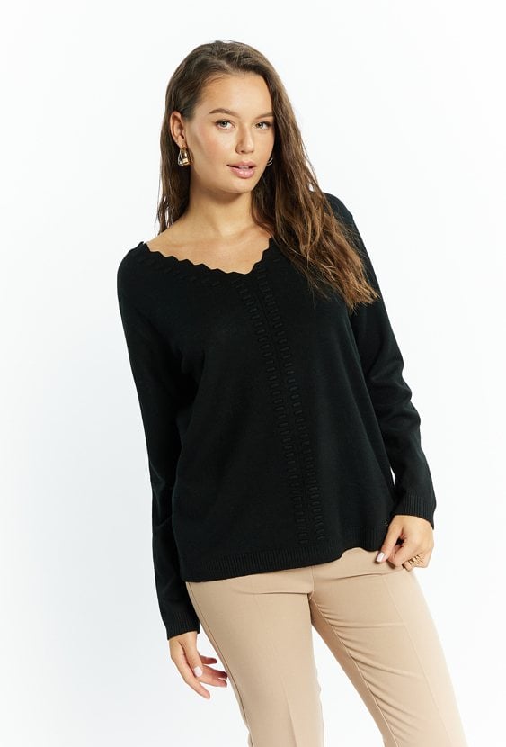 Sweter damski z wiskozy