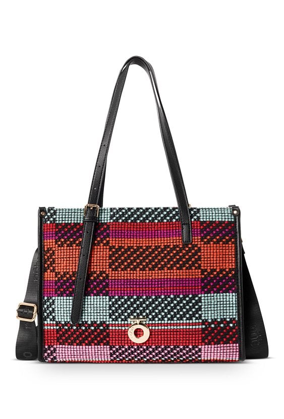 Letnia shopperka Nobo z plecionką