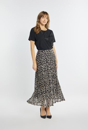 T-shirt z wiązaniem na dole