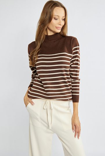 Sweter damski z półgolfem