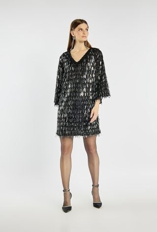 Sukienka mini z cekinami