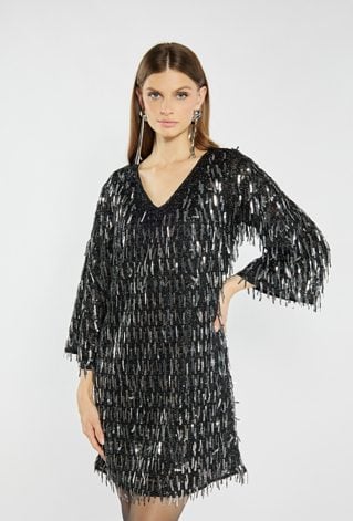 Sukienka mini z cekinami