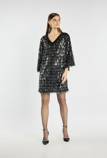 Sukienka mini z cekinami