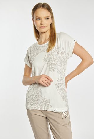 T-shirt damski z wzorem