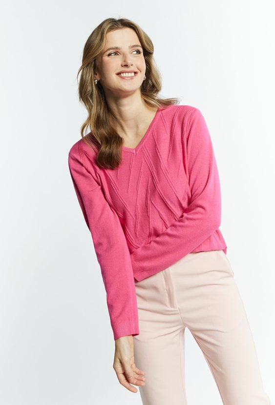 Sweter damski z wiskozy