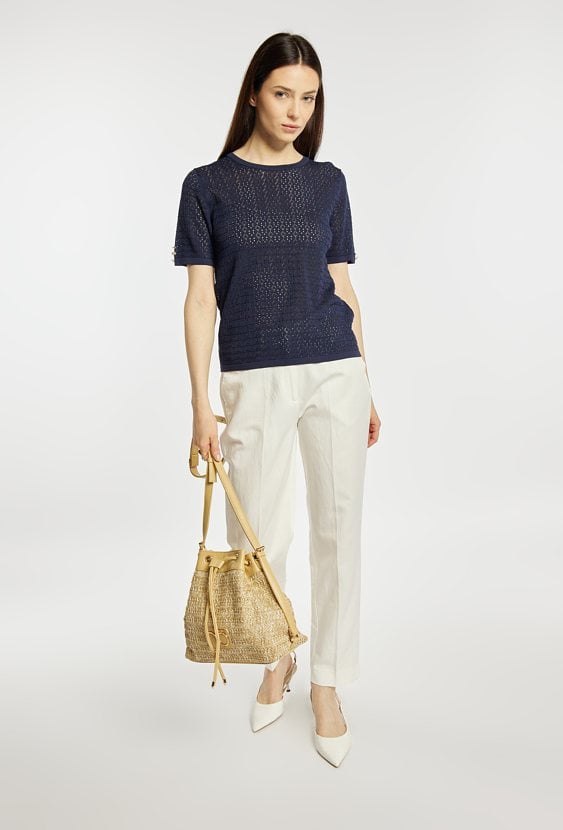 Torba damska ze ściągaczem