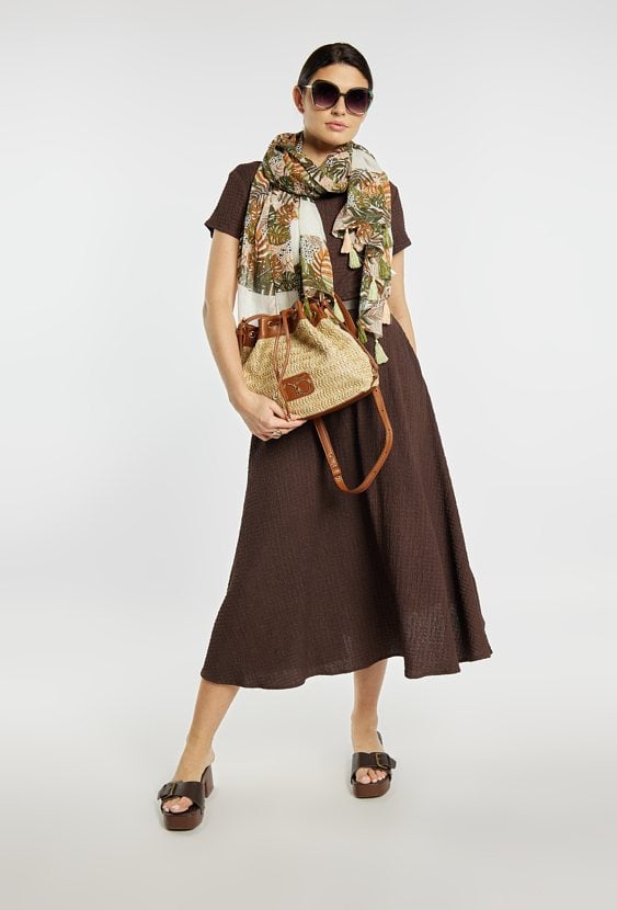 Torba damska ze ściągaczem