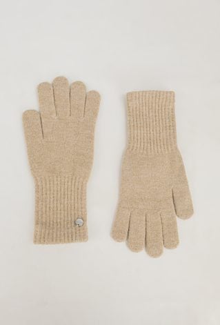 Beżowe klasyczne rękawiczki