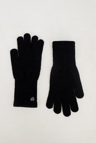 Czarne klasyczne rękawiczki