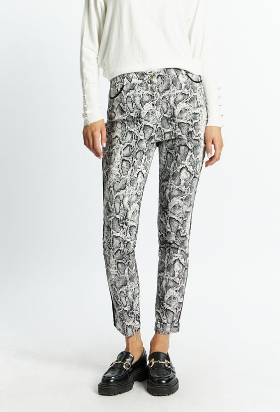 Wzorzyste spodnie damskie