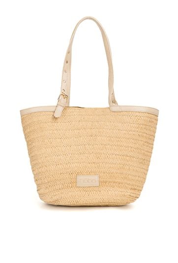 Duża torba z plecionką