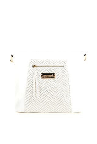 Torba damska z wzorzystą kieszonką