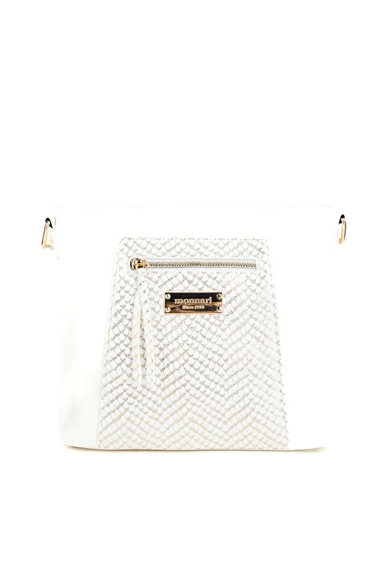 Torba damska z wzorzystą kieszonką