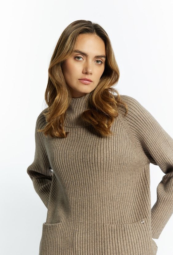 Golf damski z kieszeniami