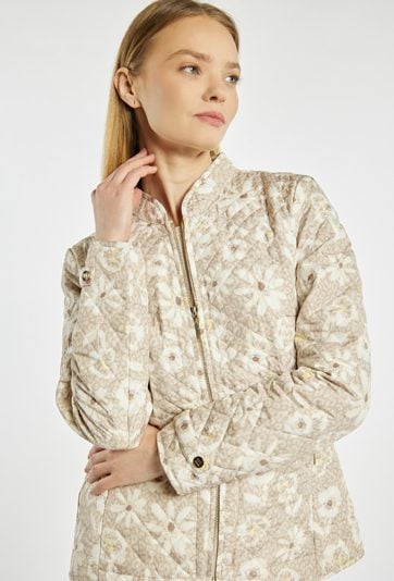 Lekka kurtka z wzorem