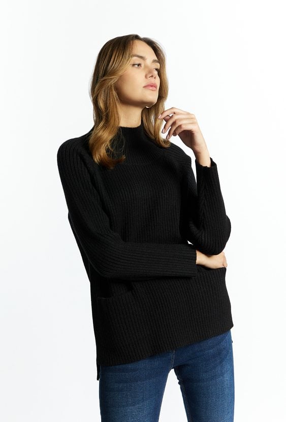 Golf damski z kieszeniami