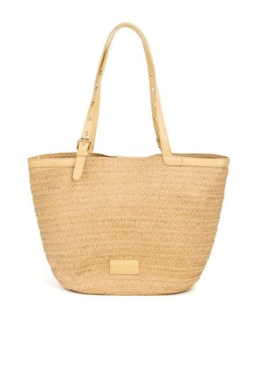 Duża torba z plecionką