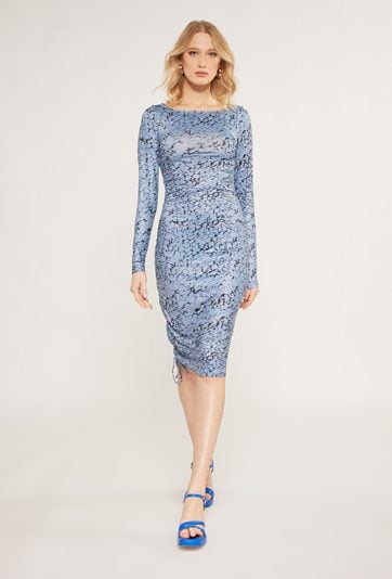 Sukienka damska z wiązaniem