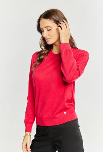 Wiskozowy sweter damski