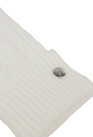 Rękawiczki z ozdobnym warkoczem