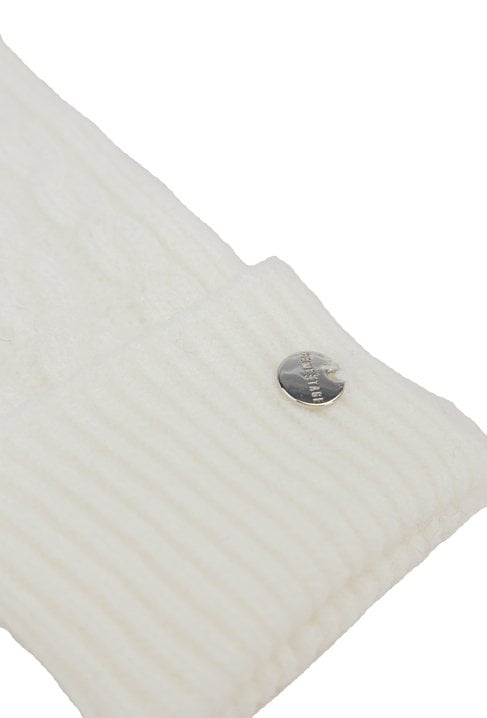 Rękawiczki z ozdobnym warkoczem