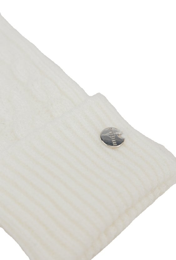 Rękawiczki z ozdobnym warkoczem