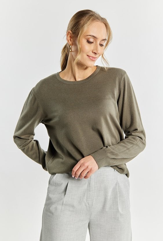 Wiskozowy sweter damski