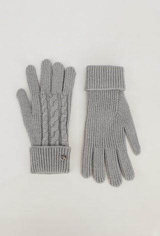 Rękawiczki z ozdobnym warkoczem