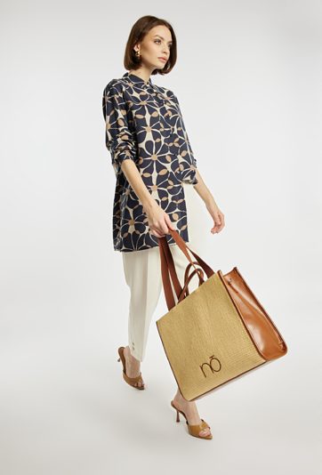 Duży koszyk z podwójnymi rączkami