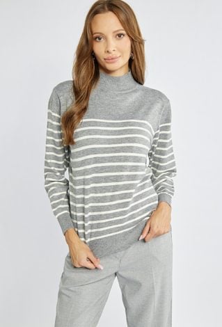 Sweter damski z półgolfem