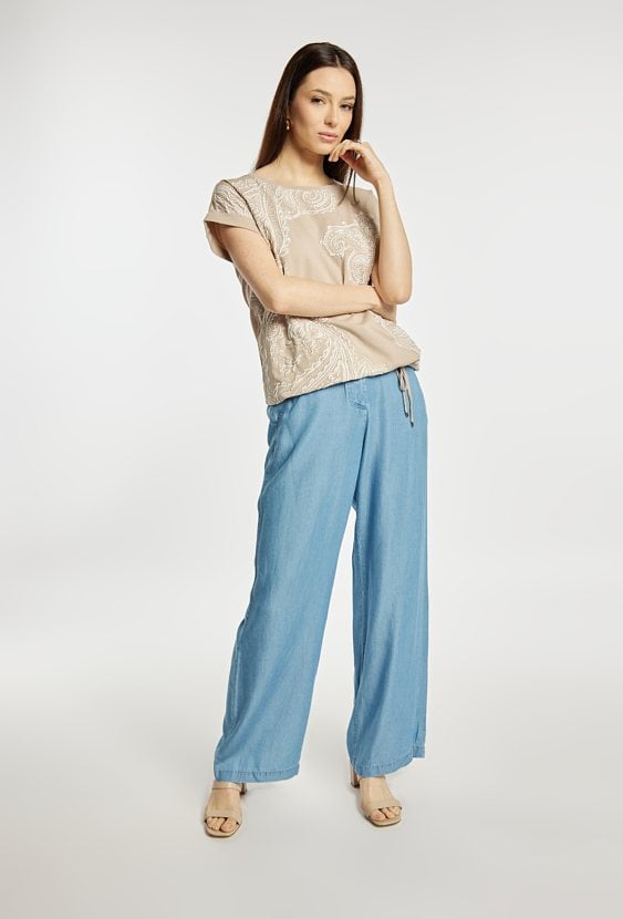 T-shirt damski z wzorem