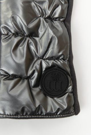 Połyskujące rękawiczki damskie