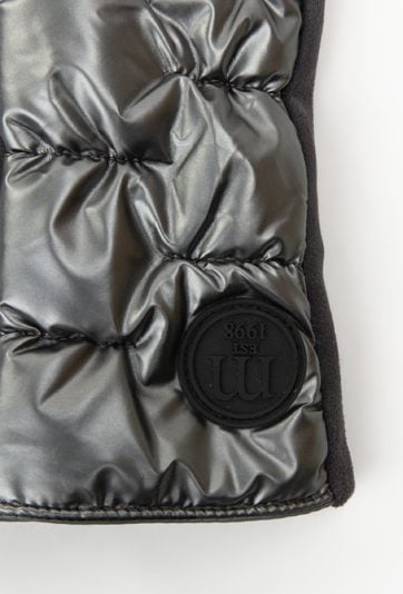 Połyskujące rękawiczki damskie