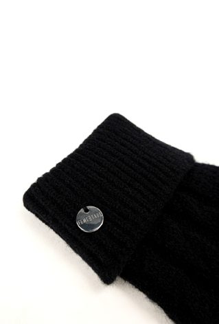 Rękawiczki z ozdobnym warkoczem