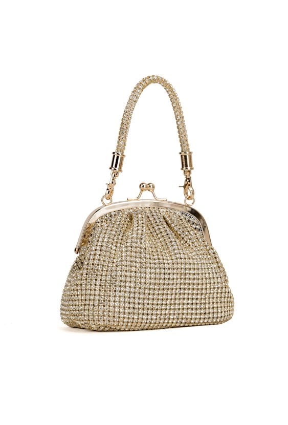 Wizytowa torebka z połyskiem