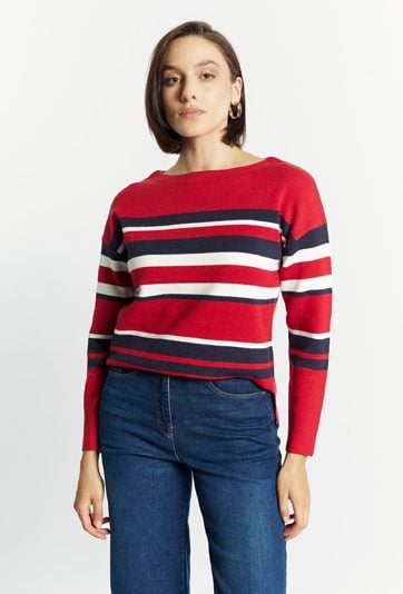 Sweter damski z wzorem