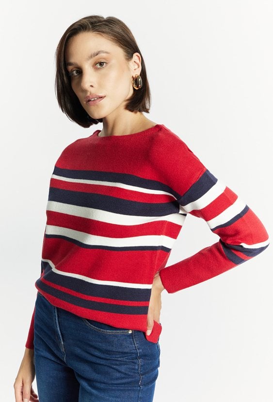 Sweter damski z wzorem