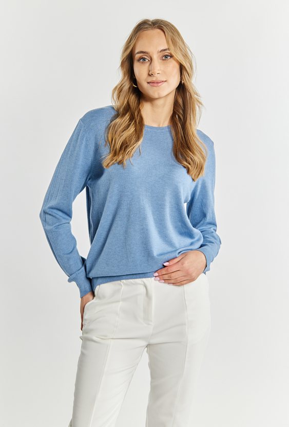 Wiskozowy sweter damski