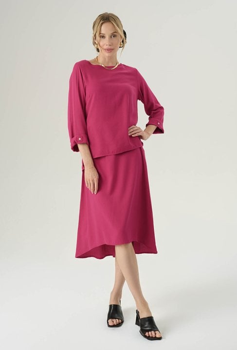 Bluzka z tkaniny wiskozowej