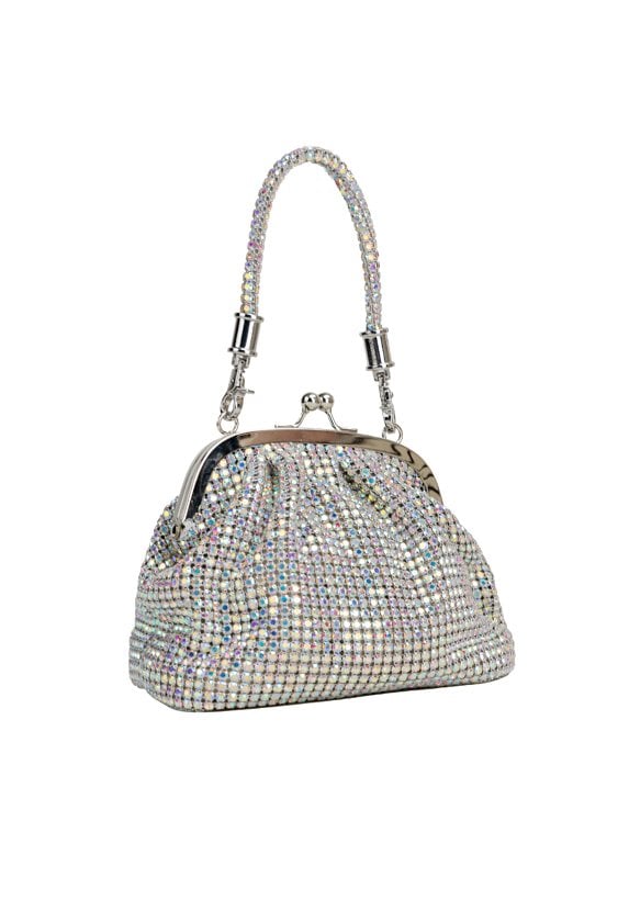 Wizytowa torebka z połyskiem